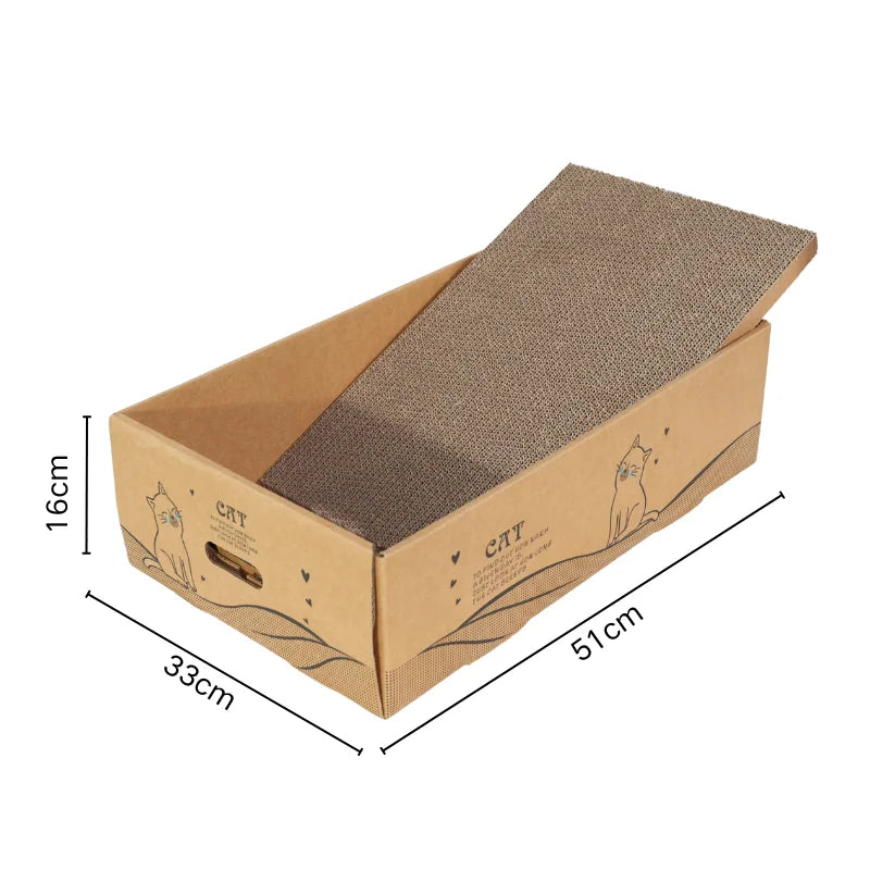 6-Pack Extra Large Cat Scratching Posts – 13" Wide Reversible Cardboard Pads for All Cats