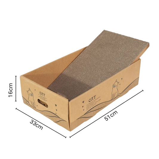 6-Pack Extra Large Cat Scratching Posts – 13" Wide Reversible Cardboard Pads for All Cats